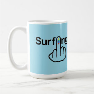 Mug Bird Flipping Surfing Flip