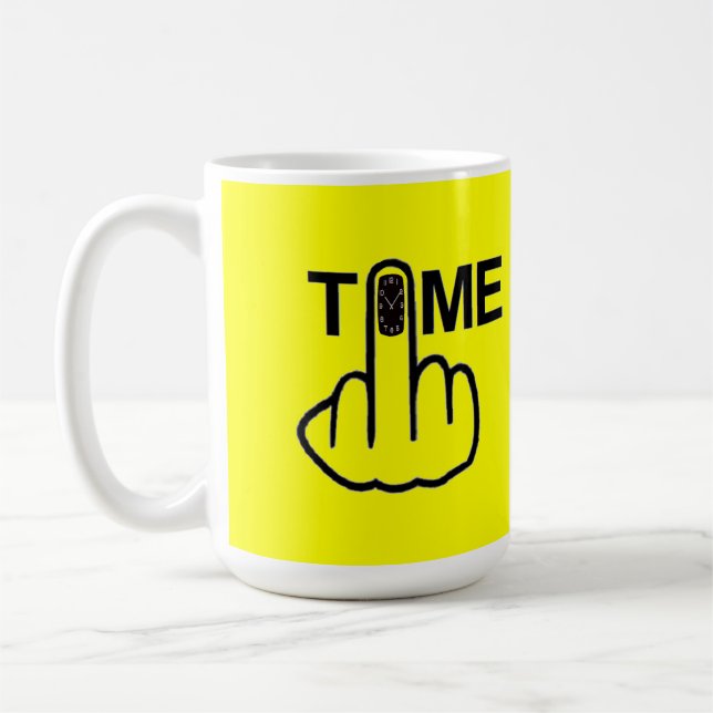 Mug Bird Flipping Time Flip (Left)