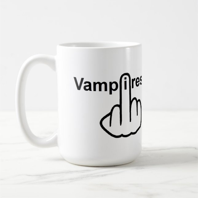 Mug Bird Flipping Vampires Flip (Left)