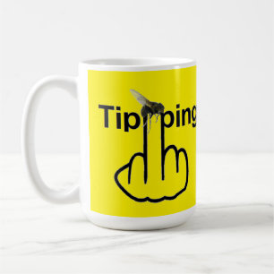 Mug Bird Fly Tipping Flip