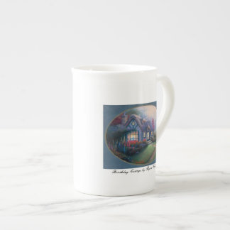 Mug BIRTHDAY COTTAGE bone china
