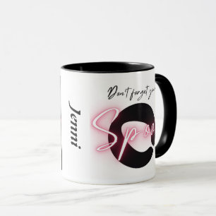 Mug - Black handle and inside