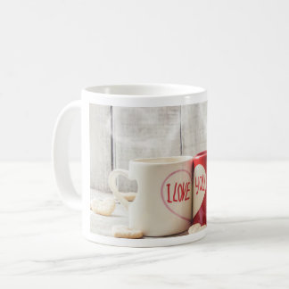 Mug Blanc Saint-Valentin avec Photo de Tasses "I L