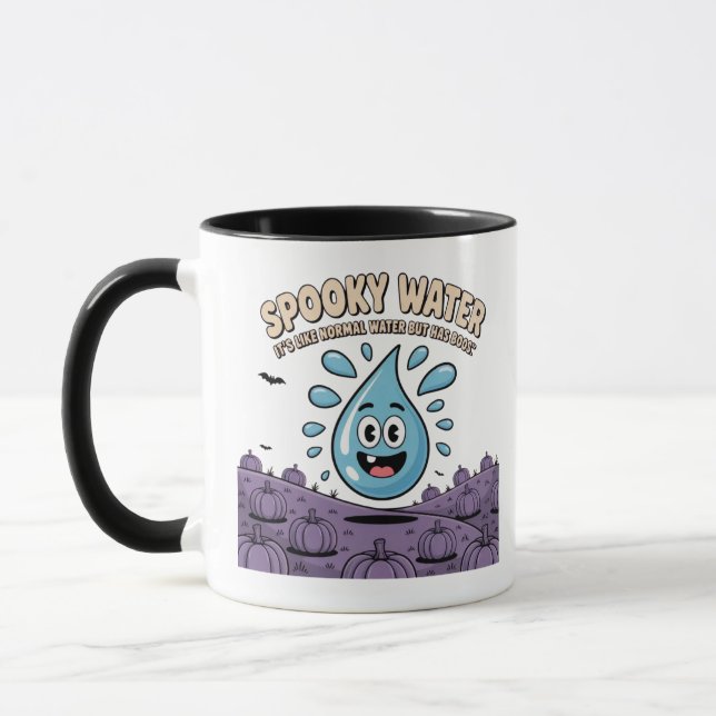 Mug Boozy Ghosts Halloween – Cute, Drinking  (Left)