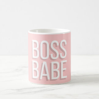 Mug BOSS BABE Feminist Pretty Pink
