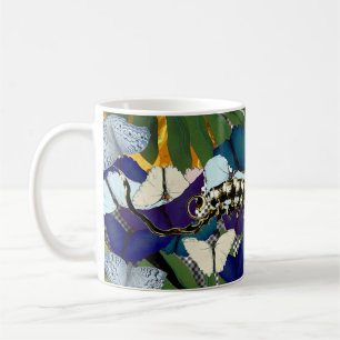 Mug Botanical skull spine