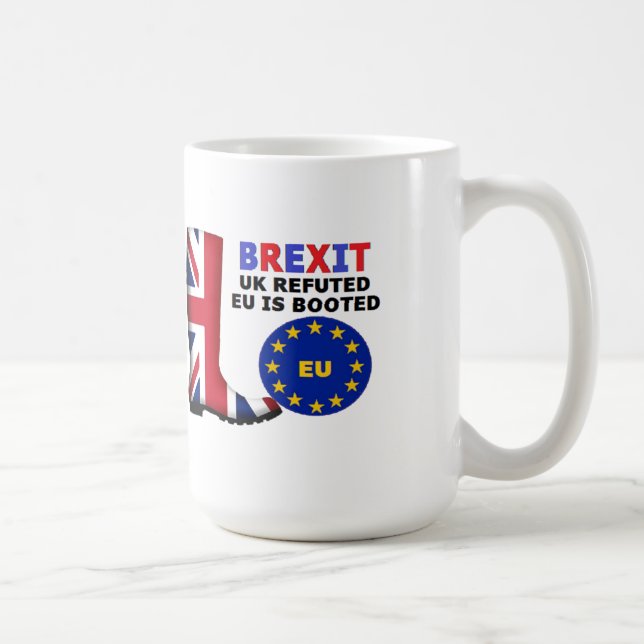 Mug Britain Brexit UK Refuted EU is Booted (Right)