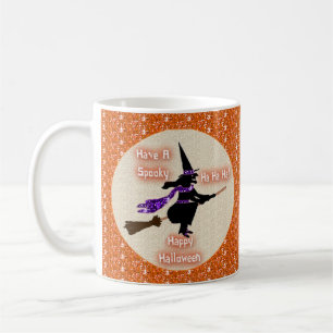 Mug Broom Stick Witch