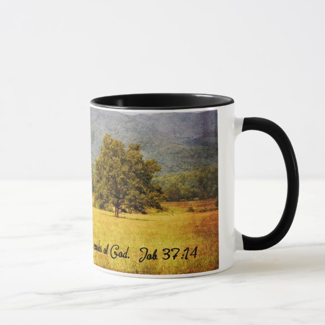 Mug -Cades Cove Tree - Stand Still and consider... (Right)