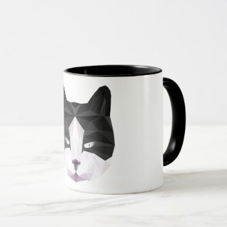 Mug cat black and white