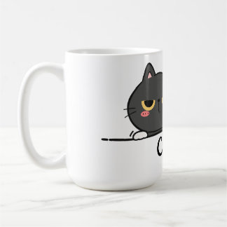 Mug Chat Me Fatigue - Humor Féline
