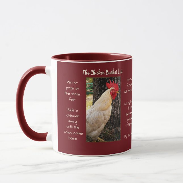 Mug-Chicken Bucket List Mug (Left)