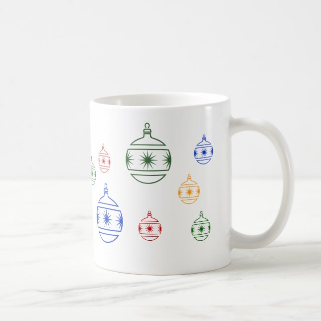 Mug - Christmas Tree Ornaments (Right)