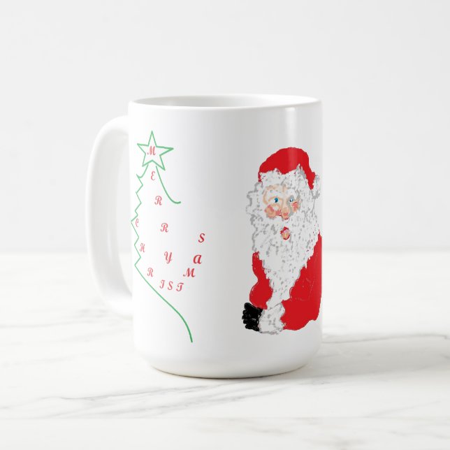 Mug : Christmas with Santa (Front Left)