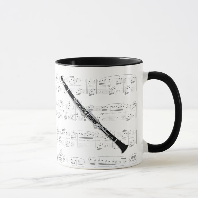 Mug - Clarinet with sheet music (Right)