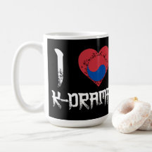 MUG CLASSIC - DRINKWARE - I LOVE K-DRAMA - KOREA