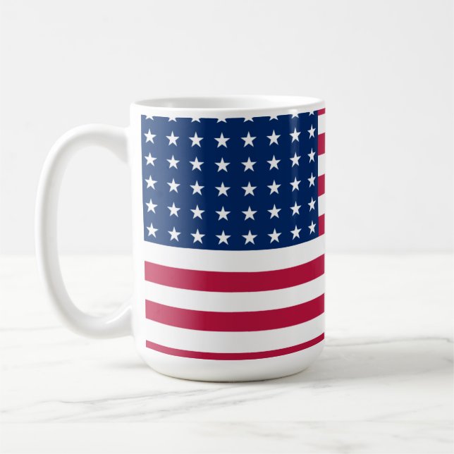 Mug classic US flag (Left)