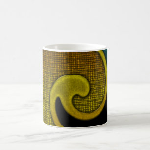 Mug Coffee Cup Textured Golden Matching Set Colour