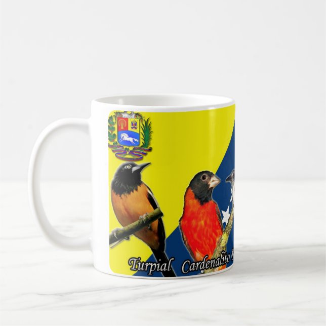 Mug Coffee mug I love Venezuela, customisable (Left)