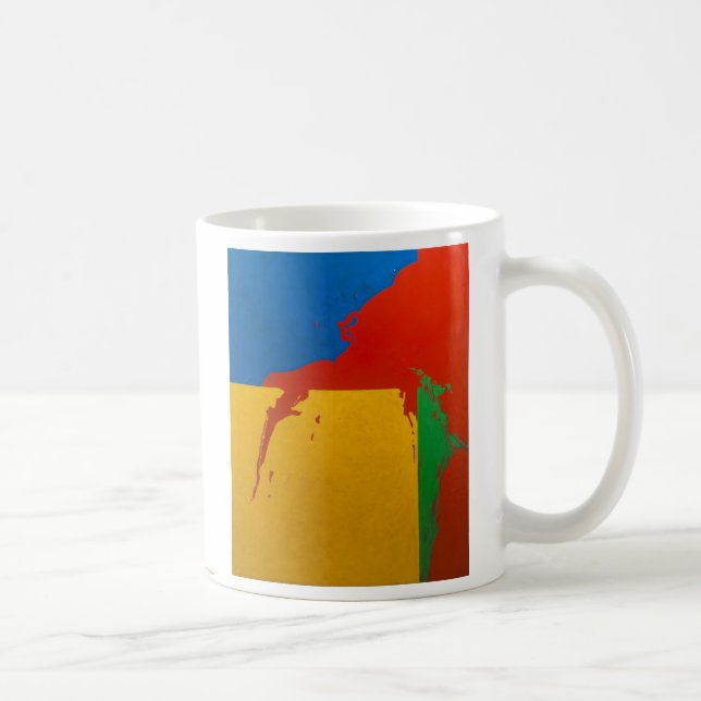 Mug: "Colour Spill" Coffee Mug (Right)