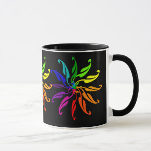 Mug- Colour wheels (dark) Mug