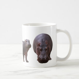 MUG CUP 2 OF HIPPOPOTAMUS