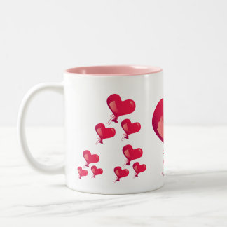 Mug Cute Hearts Valentines Day