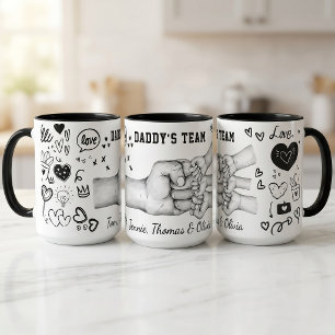 Mug Dad Fathers Day Gift Custom Name Baby