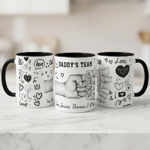 Mug Dad Fathers Day Gift Custom Name Baby