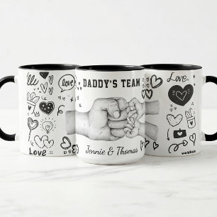 Mug Dad Fathers Day Gift Custom Name Baby