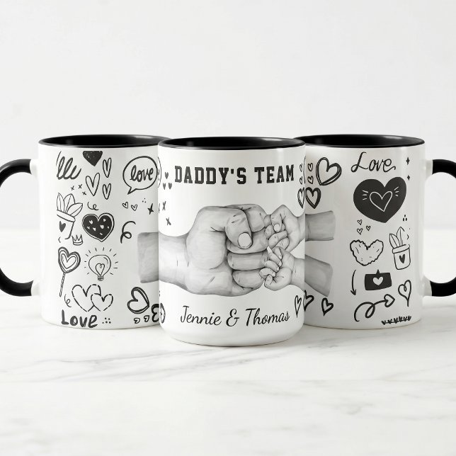 Mug Dad Fathers Day Gift Custom Name Baby (Creator Uploaded)