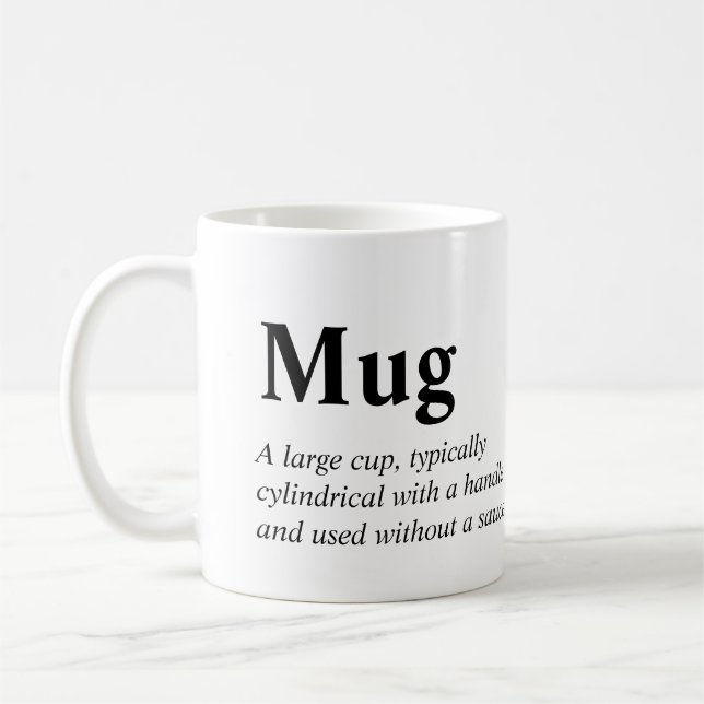 Mug Definition Mug (Left)