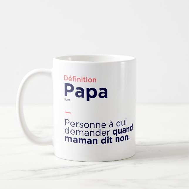 Mug Definition Papa (Left)