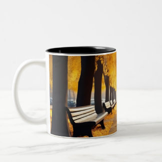 Mug, design Autumn Two-Tone Coffee Mug