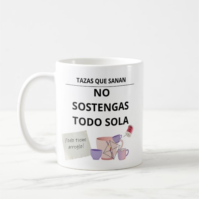Mug Don't Hold Everything Alone - Healing Mugs (Left)