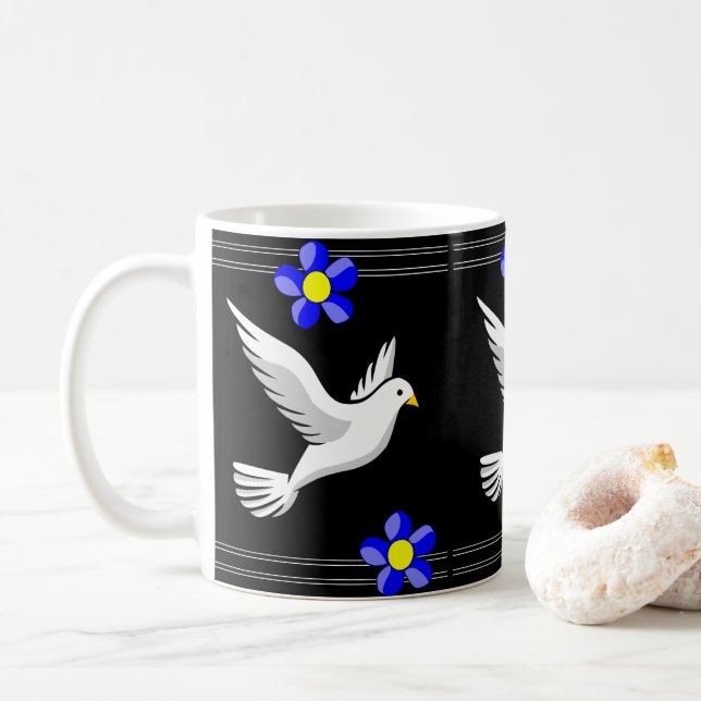 Mug Dove (With Donut)