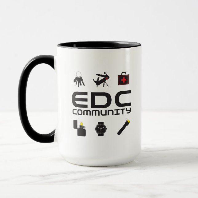 Mug - EDCC logo in black w/colours (Left)