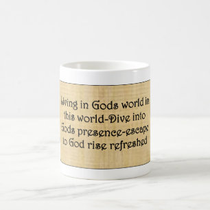 Mug 'Escape to God"