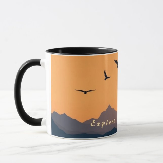 Mug “Explore Without Limits” (Left)