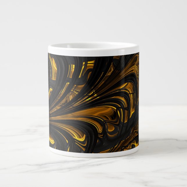 Mug - F1489 "Black Gold Flow" (Front)