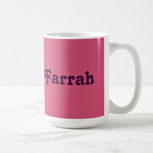 Mug Farrah (Right)