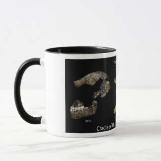 Mug featuring Homo naledi skulls