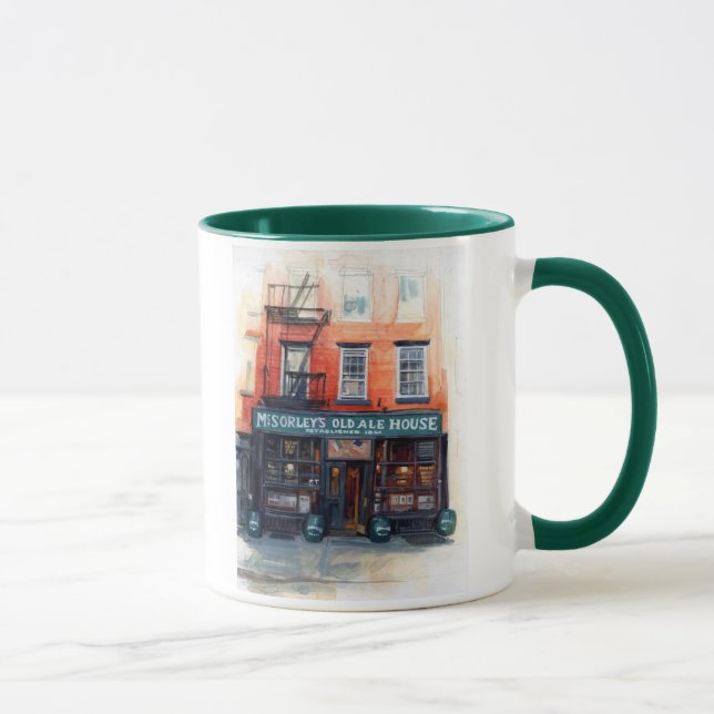 Mug featuring New York City's finest old bars (Right)