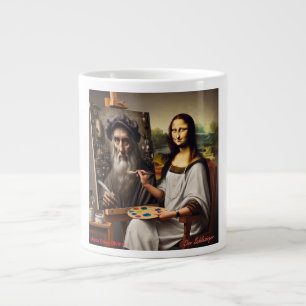 Mug Featuring Peacock Pair on Rooftop