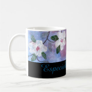 Mug - Floral Black