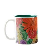 Mug - flowers to brighten your mornings