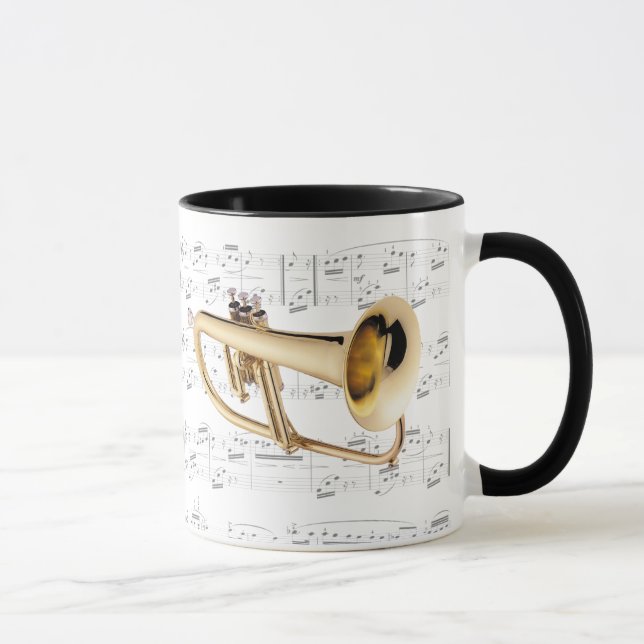Mug - Flugelhorn with sheet music (Right)