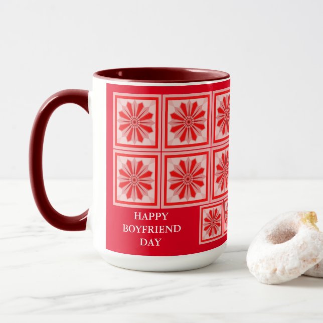 Mug FOR A BOYFRIEND DAY PRESENT (With Donut)