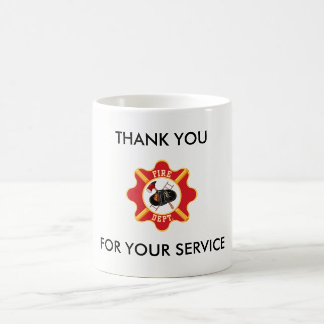 MUG FOR FIREFIGHTERS OR IN TRAINING. (Center)