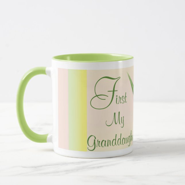 Mug for Granddaughter- First and Forever (Left)
